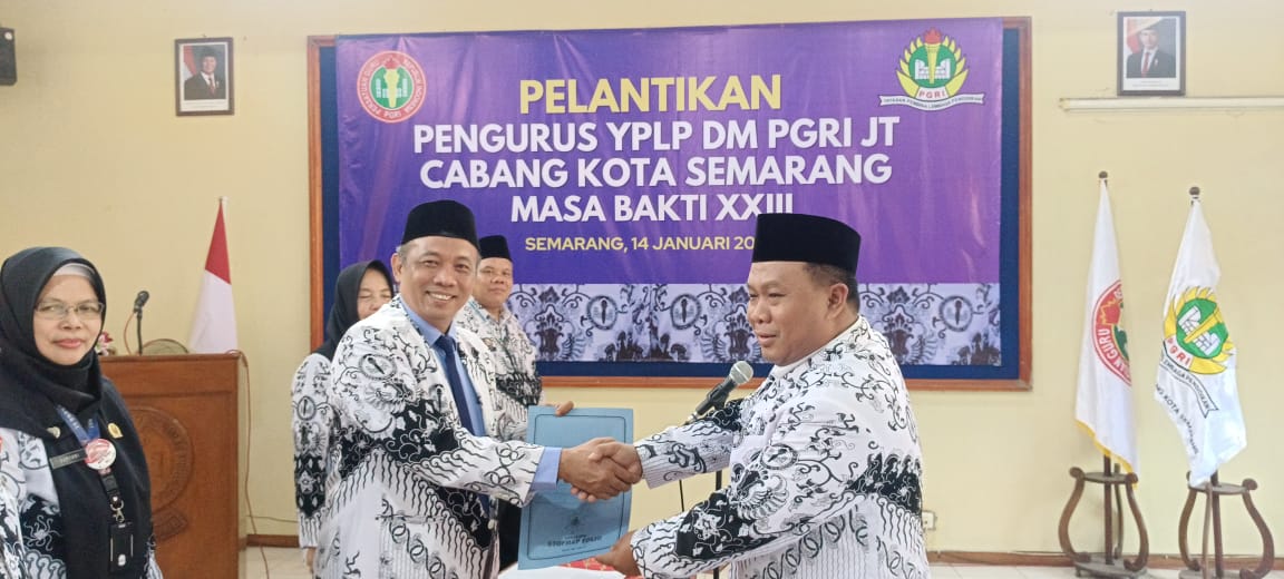 Pelantikan Pengurus YPLP PGRI Kota Semarang Masa Bakti XXIII
